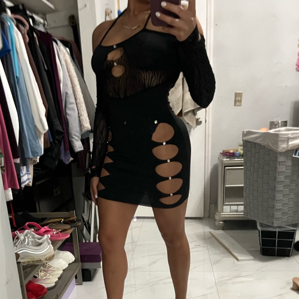 Poster girl black mini
